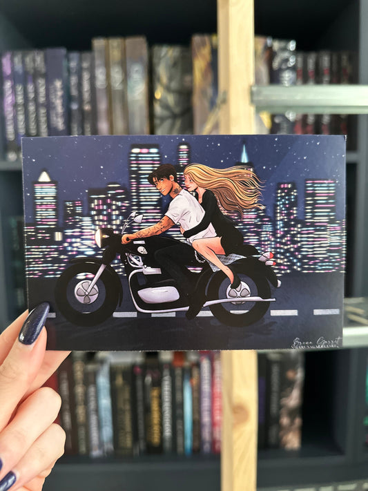 "Stay Forever" - Motorcycle Print - Brit KS